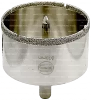 Алмазная коронка по керамике с центр. сверлом 70мм Strong СТК-06600070