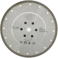Алмазный диск с фланцем 230*М14*10мм Turbo Strong СТД-18600230