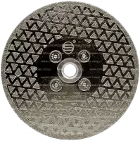 Алмазный диск с фланцем 125*М14 (гальванический) Strong СТД-19400125