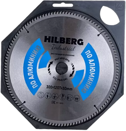 Пильный диск по алюминию 300*30*Т120 Industrial Hilberg HA300 - интернет-магазин «Стронг Инструмент» город Пермь
