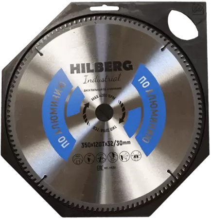 Пильный диск по алюминию 350*32/30*Т120 Industrial Hilberg HA350 - интернет-магазин «Стронг Инструмент» город Пермь