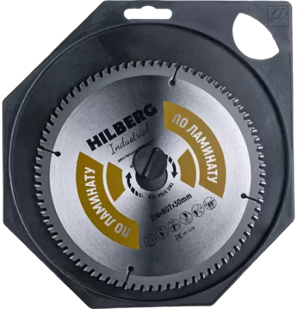 Пильный диск по ламинату 216*30*Т80 Industrial Hilberg HL216 - интернет-магазин «Стронг Инструмент» город Пермь