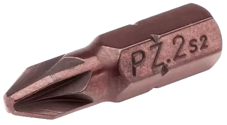 Бита для шуруповерта PZ2*25мм Сталь S2 (100шт.) PE Bag Mr. Logo B025PZ2 - интернет-магазин «Стронг Инструмент» город Пермь