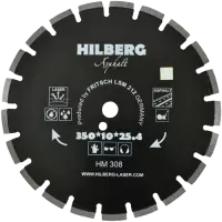 Алмазный диск по асфальту 350*25.4/12*10*3.2мм Asphalt Laser Hilberg HM308