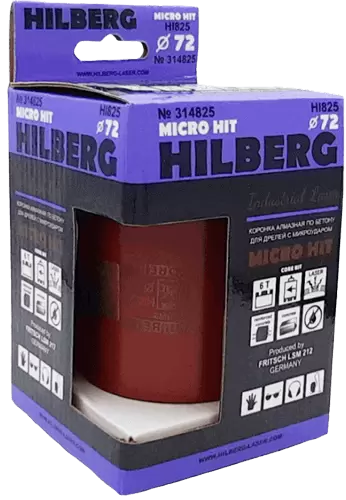 Коронка алмазная SDS-Plus 72 мм под пылеудалитель Hilberg Laser Micro Hit HI825 - интернет-магазин «Стронг Инструмент» город Пермь