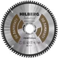 Пильный диск по ламинату 210*30*Т80 Industrial Hilberg HL210