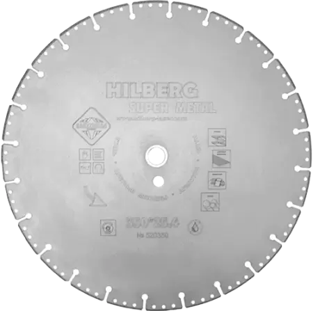 Алмазный отрезной диск по металлу 350*25.4/20*3*2.7мм Super Metal Hilberg 520350 - интернет-магазин «Стронг Инструмент» город Пермь