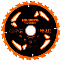 Универсальный пильный диск 190*30*24Т (reverse) Vezdehod Hilberg HVR190