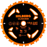 Универсальный пильный диск 184*16*24Т Vezdehod Hilberg HV187