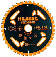 Универсальный пильный диск 165*20*40Т (reverse) Vezdehod Hilberg HVR166